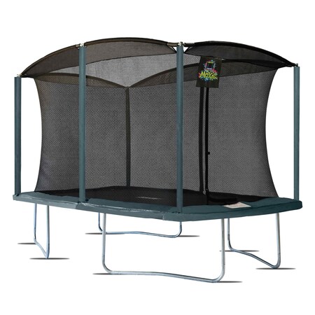 Machrus Machrus Moxie 8x12' Rectangular Gymnastics Outdoor Trampoline Set with Premium Safety Enclosure MXRTG03-812-OG